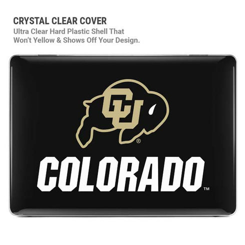 University of Colorado CU Logo on Black MacBook Air 15in (2023-2025) Case plus Skin
